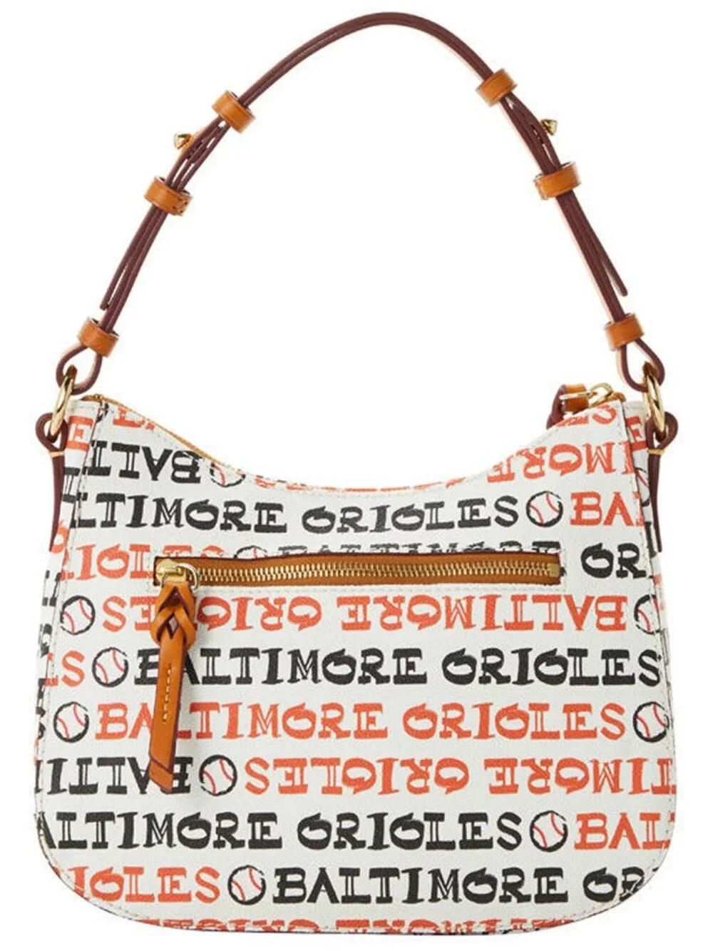 Dooney & Bourke MLB Baltimore Orioles Small Kiley Hobo Shoulder Bag